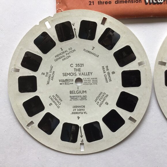 View-Master Reels Semois Valley Belgium Set of 3 Viewmaster Reels Sawyers C 352 - Picture 4 of 9